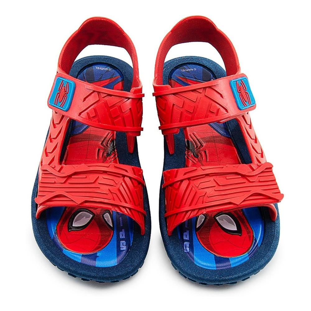 Foto 6 pulgar | Sandalia Huarache Marvel Spider Man Zpider 15-21 Rojo Azul