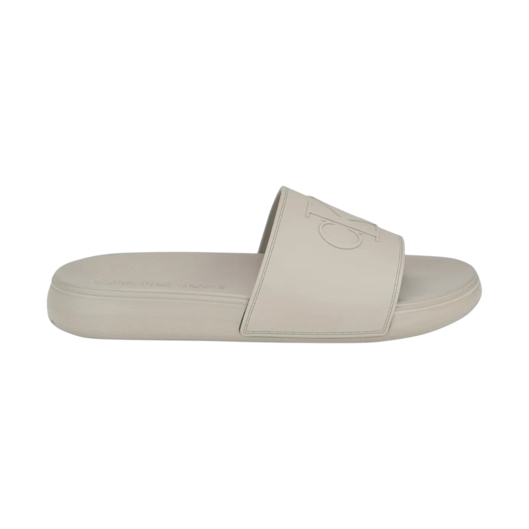 Foto 1 | Chanclas Calvin Klein Sandalias Gris Comodos De Hombre - Original