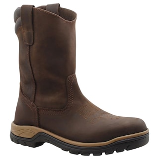 Foto 1 | Botas Western Exterior Piel Color Café Para Hombre De Rbcollection