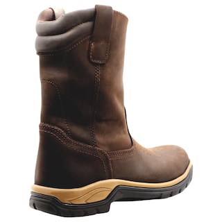 Foto 3 | Botas Western Exterior Piel Color Café Para Hombre De Rbcollection