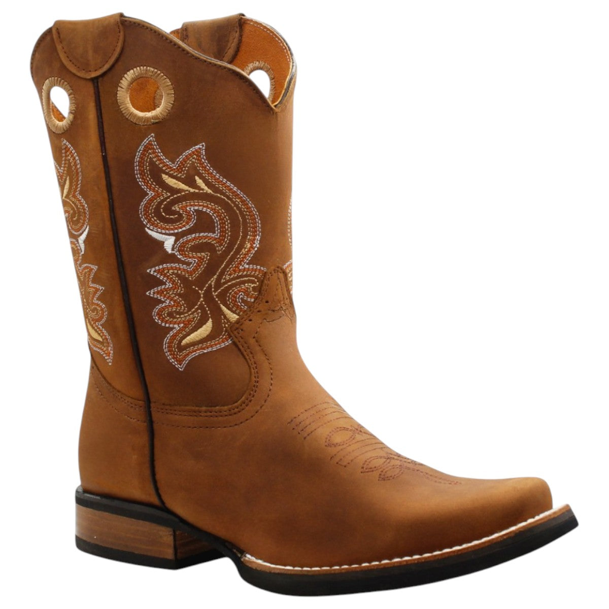 Botas Western Exterior Piel Color Café Para Hombre De Rbcollection