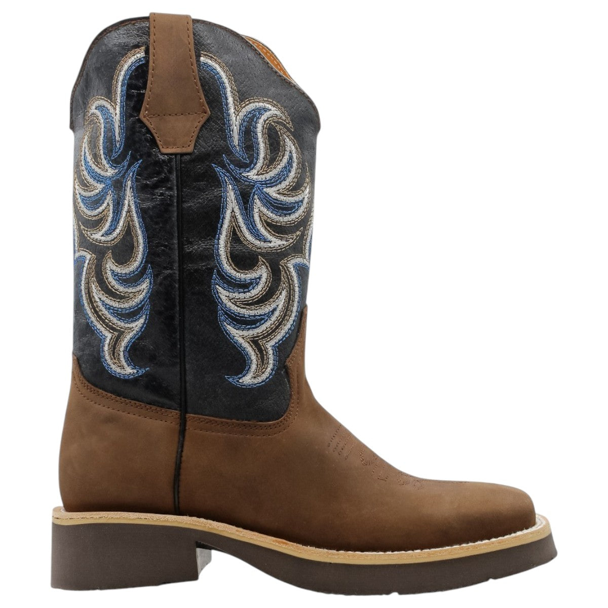 Foto 3 pulgar | Botas Western Exterior Piel Color Café Para Hombre De Rbcollection
