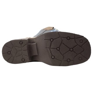Foto 4 | Botas Western Exterior Piel Color Café Para Hombre De Rbcollection