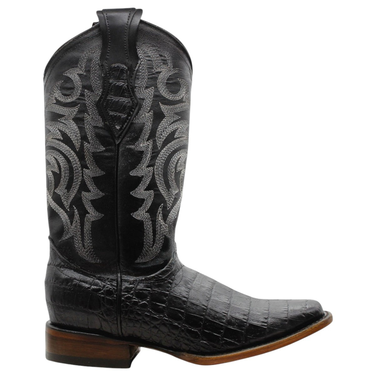 Foto 3 pulgar | Botas Western Exterior Piel Vegana Color Negro Para Hombre De Rbcollection