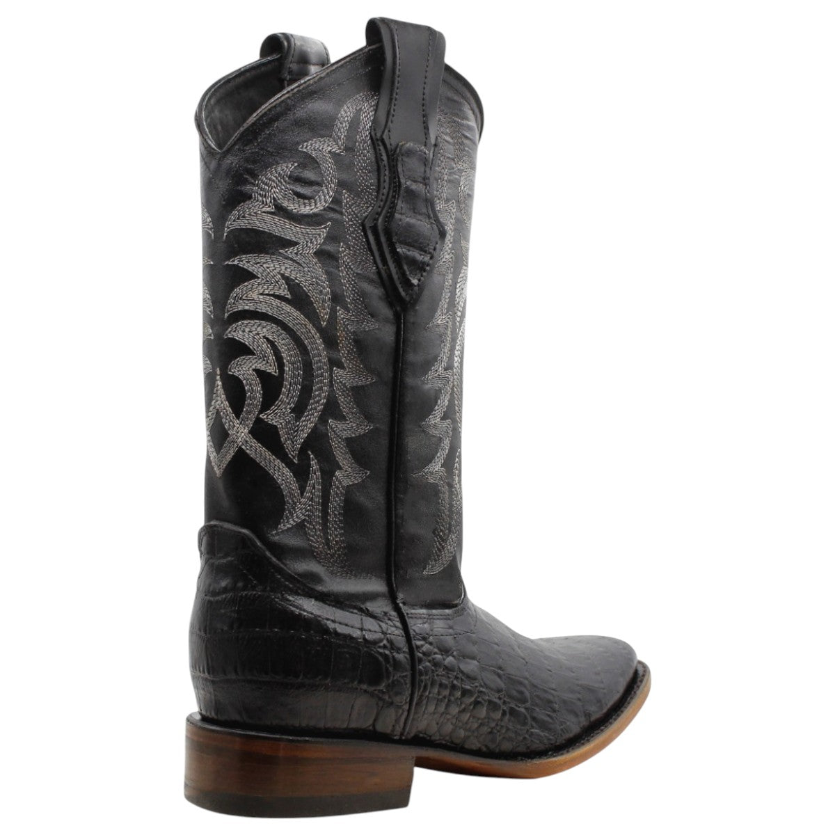 Foto 4 pulgar | Botas Western Exterior Piel Vegana Color Negro Para Hombre De Rbcollection