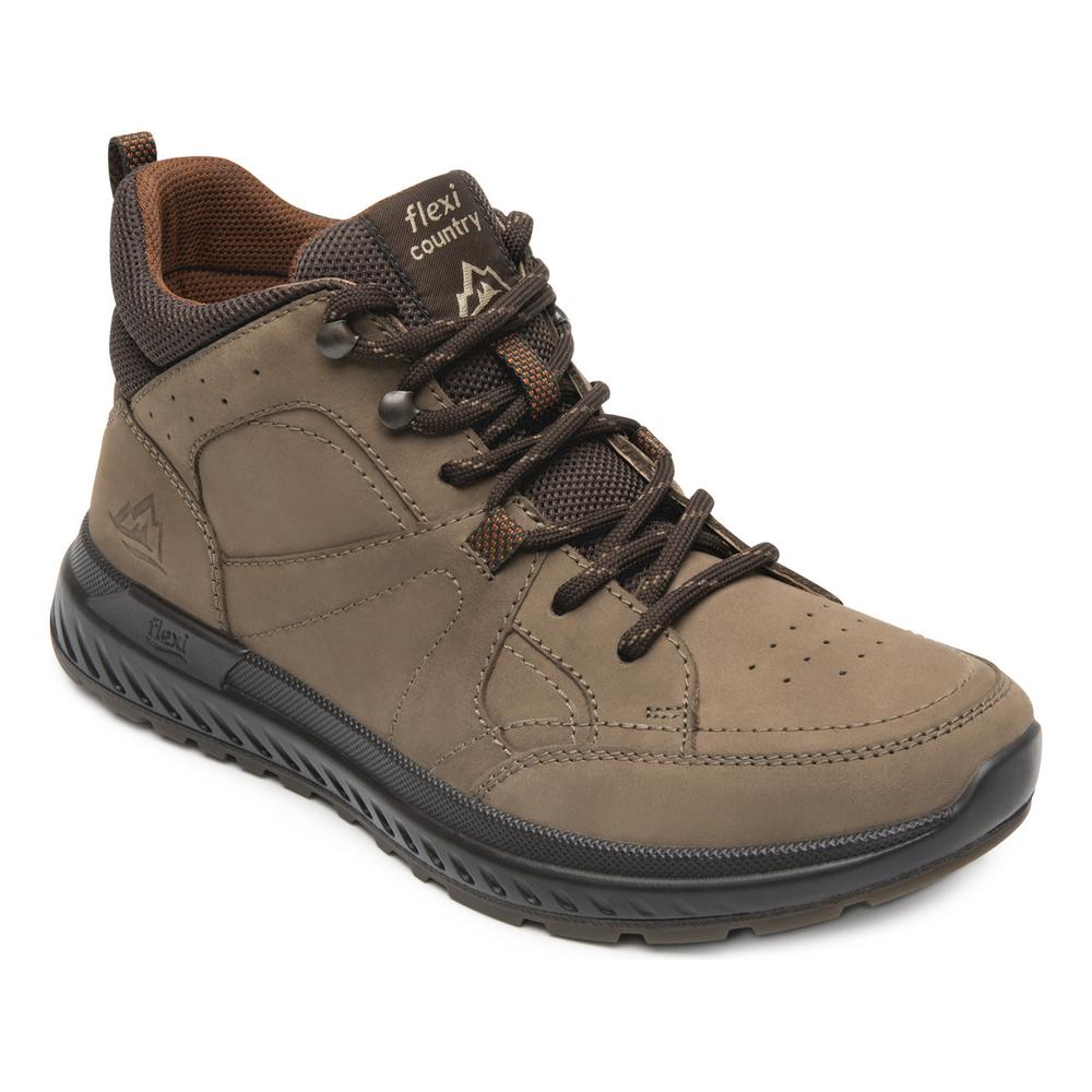Foto 2 | Botin Outdoor Flexi Cafe Para Hombre [fff3718] Cafe