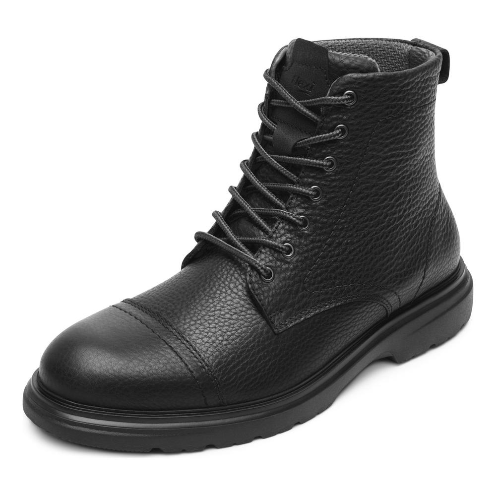 Foto 3 | Botin Casual Flexi Negro Para Hombre [fff3734] Negro