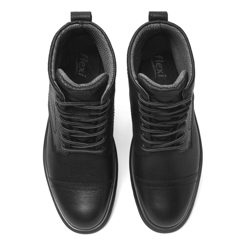 Foto 7 | Botin Casual Flexi Negro Para Hombre [fff3734] Negro