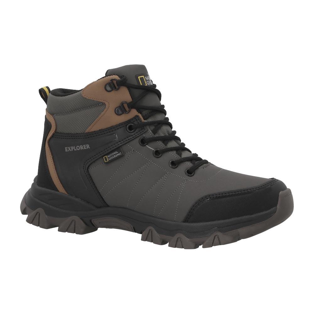 Foto 3 pulgar | Botas Outdoor National Geographic de Piel para Hombre