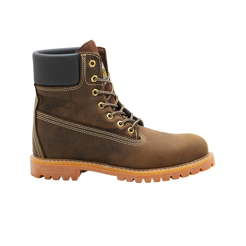 Foto 4 pulgar | Bota Para Hombre Caribu  Piel Vacuno Montaña Color Café Cafe