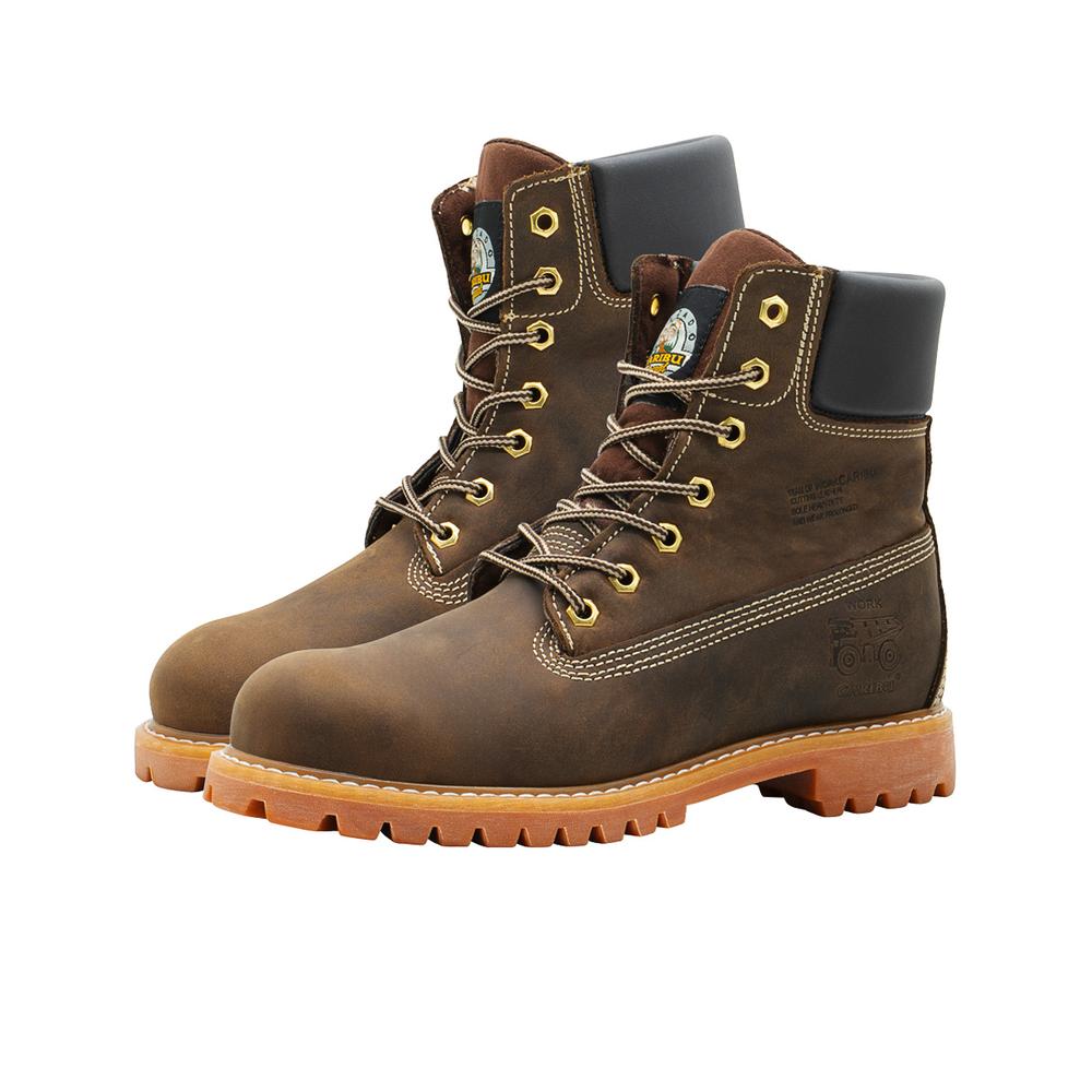 Foto 6 | Bota Para Hombre Caribu  Piel Vacuno Montaña Color Café Cafe