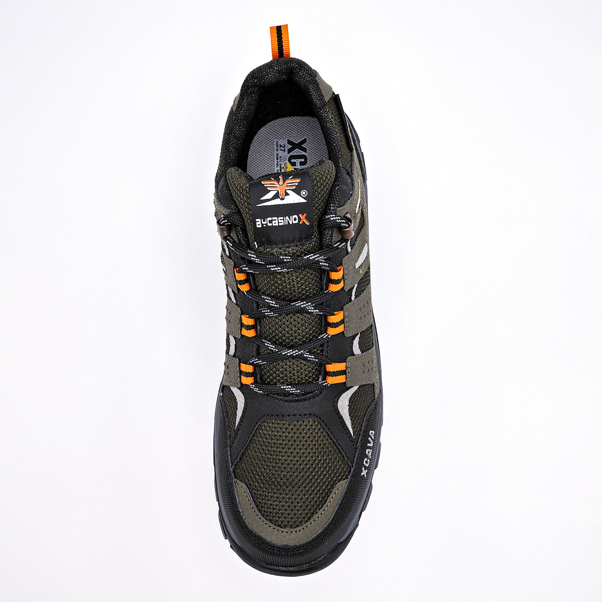 Foto 3 pulgar | Bycasino X Zapato Para Hacer Hiking Para Hombre Olivo Negro