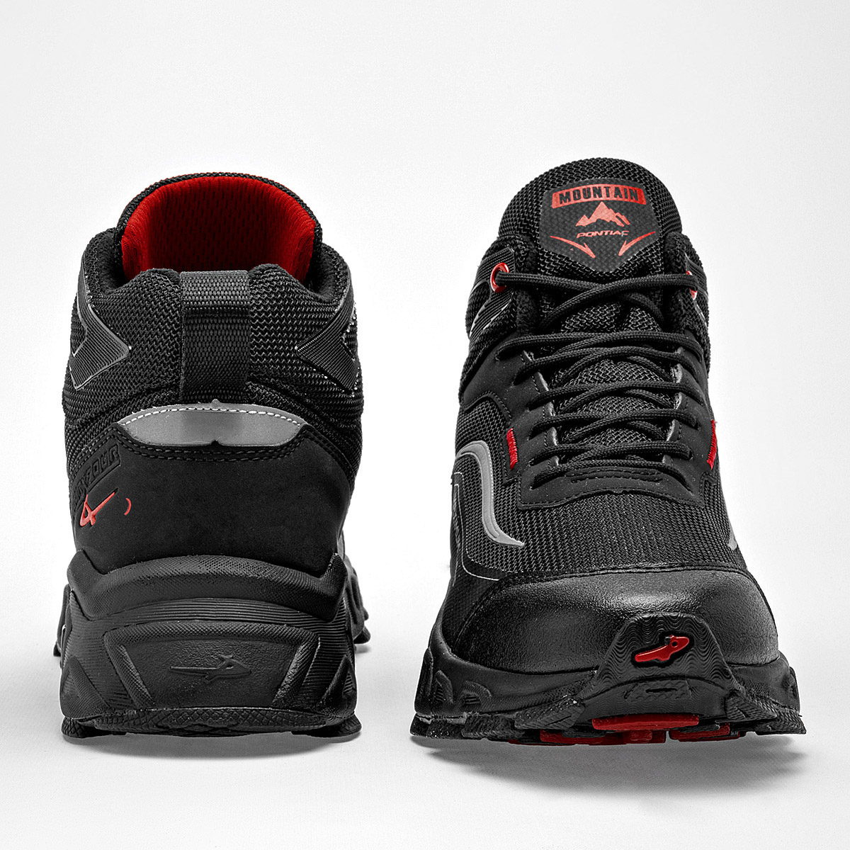Foto 4 pulgar | Pontiac Zapato Para Hacer Hiking Para Hombre Negro