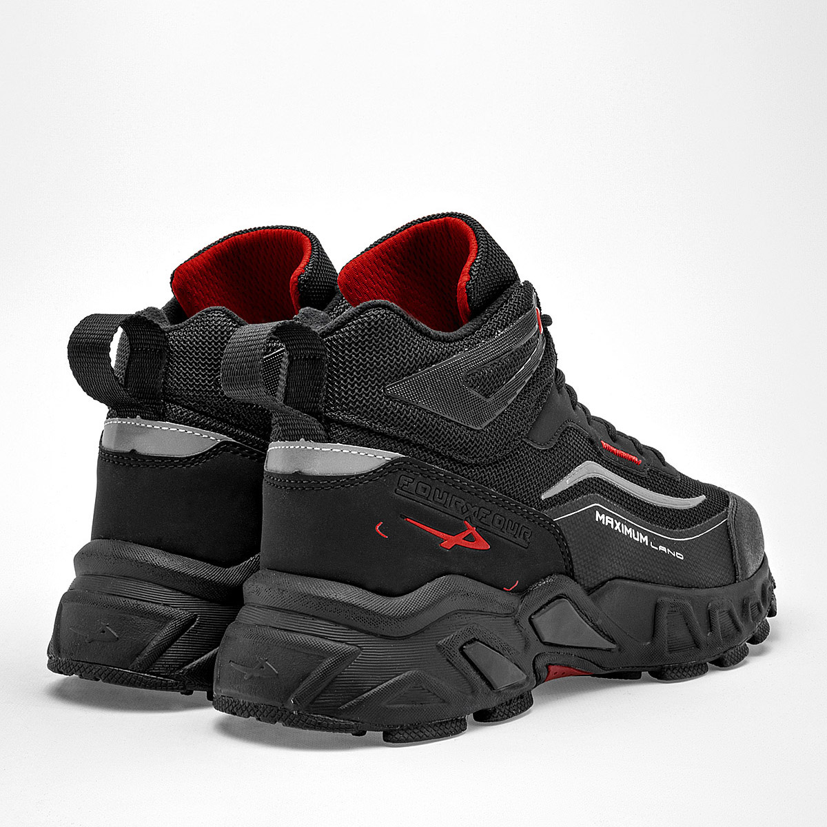 Foto 5 pulgar | Pontiac Zapato Para Hacer Hiking Para Hombre Negro
