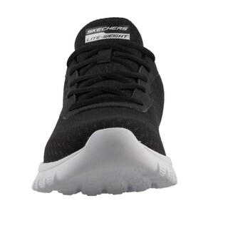 Foto 4 | Tenis Transpirables Skechers Lite Weight Mujer Negro