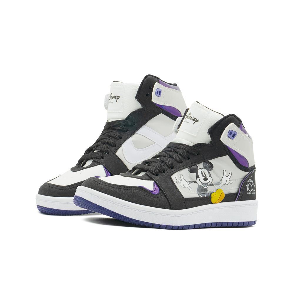 Tenis Edicion Especial Mickey Mouse Panam Blanco Morado Negro $1,289