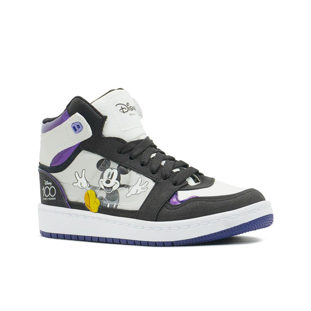 Foto 4 | Tenis Edicion Especial Mickey Mouse Panam Blanco Morado Negro