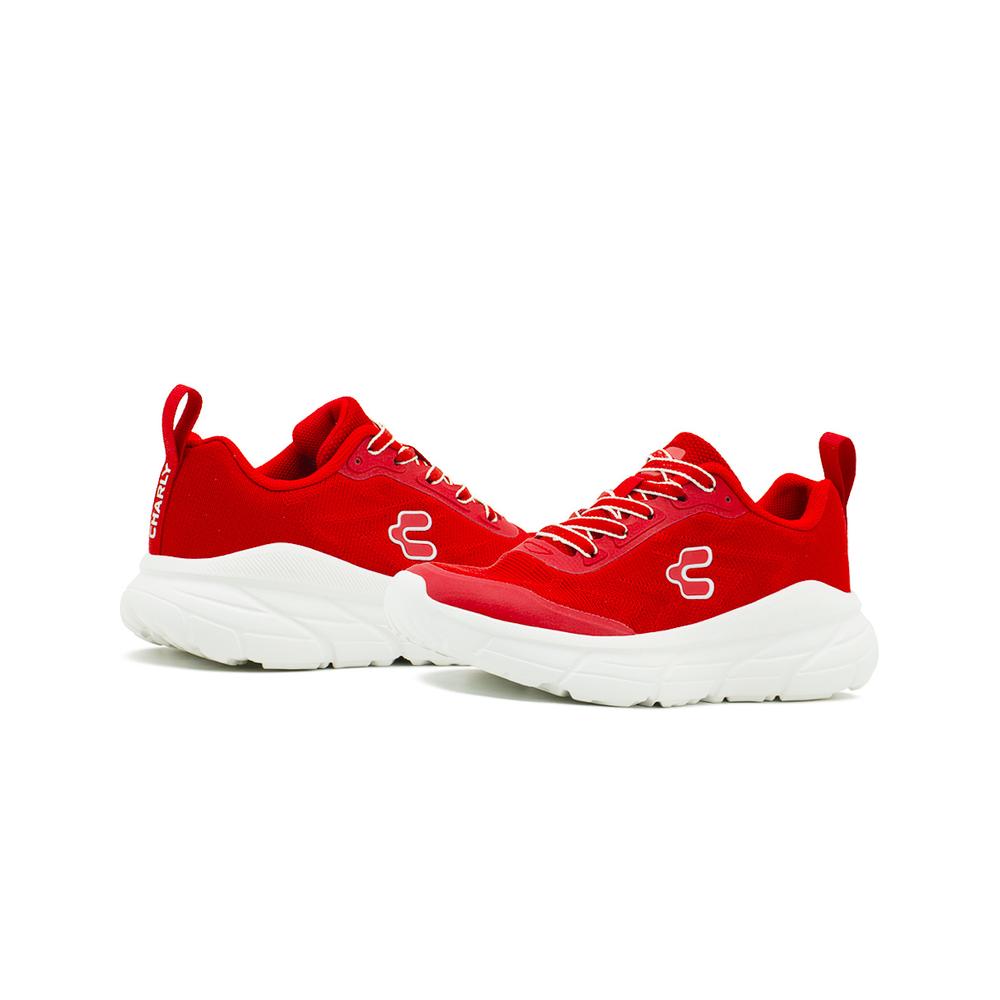 Foto 3 pulgar | Tenis Charly Deportivos Para Caballero Suela Eva Rojo/blanco Rojo