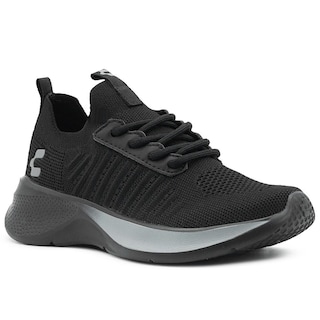Foto 4 | Tenis Para Caballero Charly Walking Relax Textil Negro 25-29 Negro