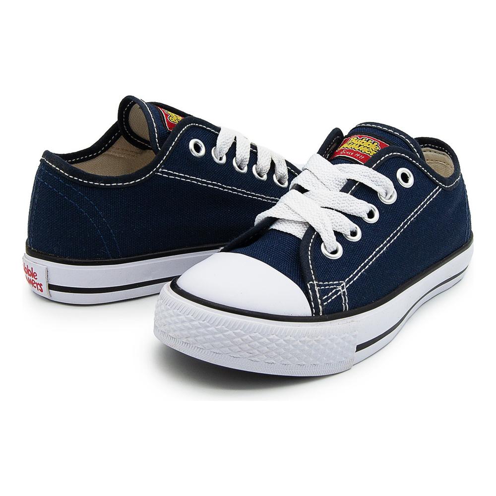Foto 1 | Tenis Choclo Bubble Gummers  Harry Rosa 12-21 Lona Agujet Azul Marino