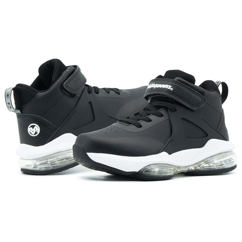 Foto 3 pulgar | Tenis Válvula Urbano Bubble Gummers Negro Blanco 20-24 Negro