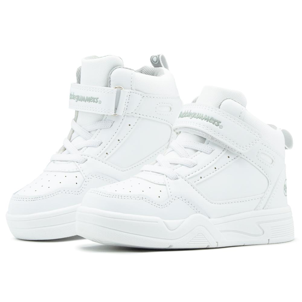 Foto 1 | Tenis Urbano Escolar Bubble Gummers Blanco Negro Bota 17-24 Blanco
