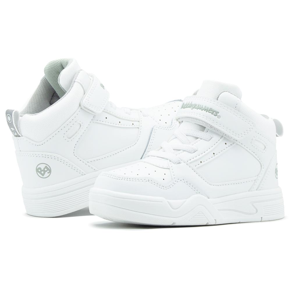 Foto 2 | Tenis Urbano Escolar Bubble Gummers Blanco Negro Bota 17-24 Blanco