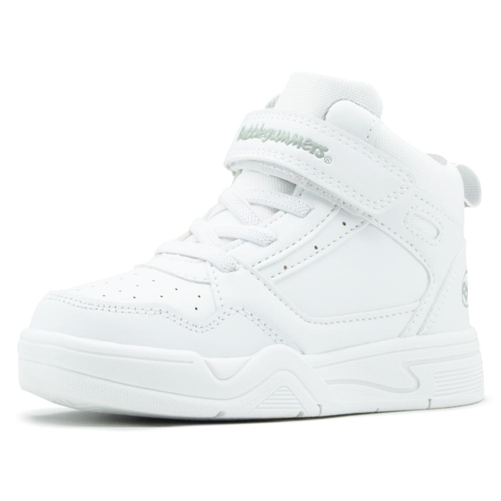 Foto 5 pulgar | Tenis Urbano Escolar Bubble Gummers Blanco Negro Bota 17-24 Blanco