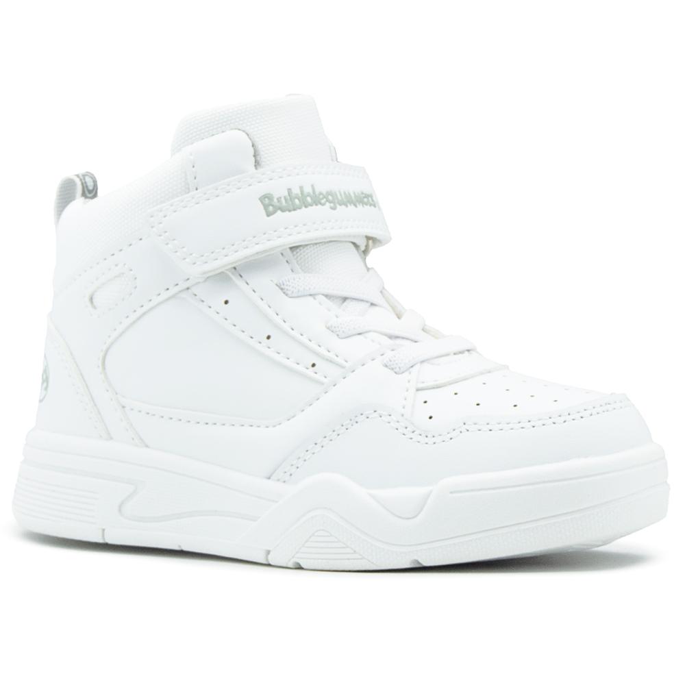 Foto 5 | Tenis Urbano Escolar Bubble Gummers Blanco Negro Bota 17-24 Blanco