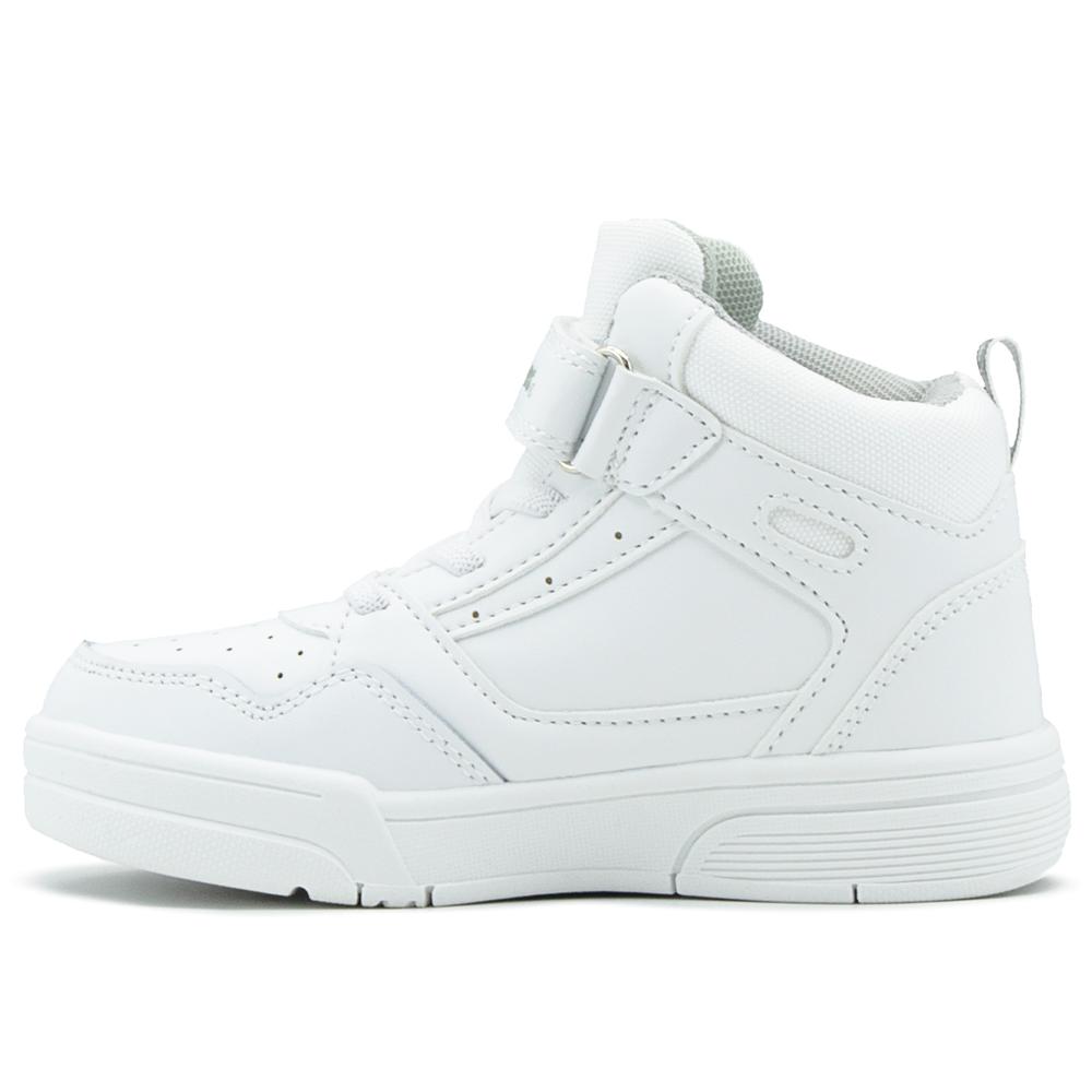 Foto 6 | Tenis Urbano Escolar Bubble Gummers Blanco Negro Bota 17-24 Blanco