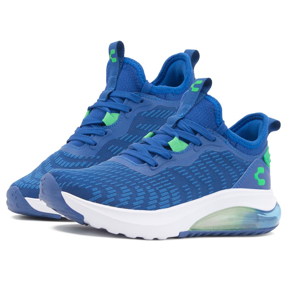 Tenis Para Caballero Charly Walking Relax Azul/lim 22_29 Azul