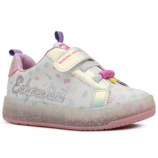 Foto 3 | Tenis Choclo Dulce Y Eshpeshial Mis Pastelitos Con Ajuste Blanco