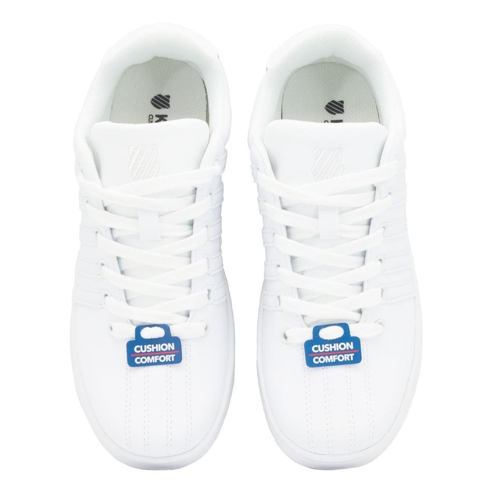 Foto 3 | Tenis Unisex Piel Juvenil K Swiss Blanco Cushion Confort Blanco