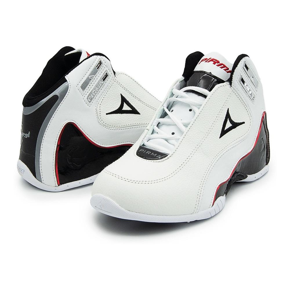 Tenis Pirma Basketball Mod. 767 Blanco/negro (22-24.5) Blanco