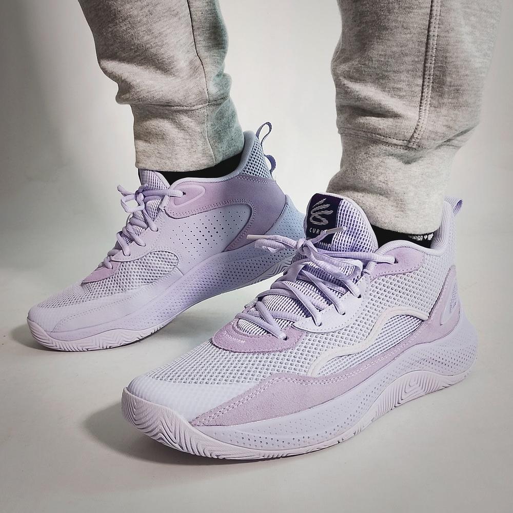 Foto 8 pulgar | Tenis Under Armour Curry 3z 24 - 3028191500 - Lila - Hombre Lila