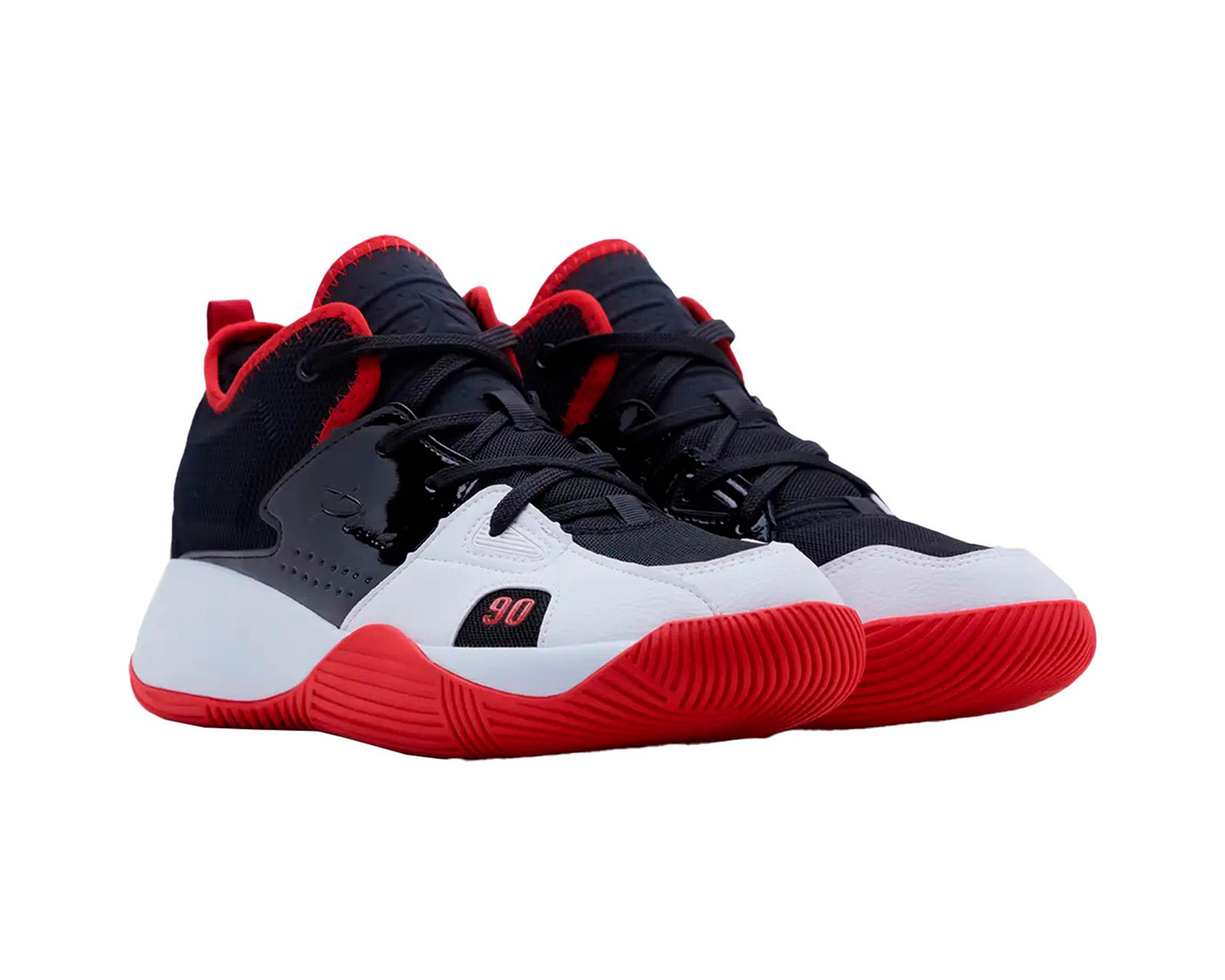 Foto 3 pulgar | Tenis Pirma Para Hombre De Basquetbol  2016 Rojo