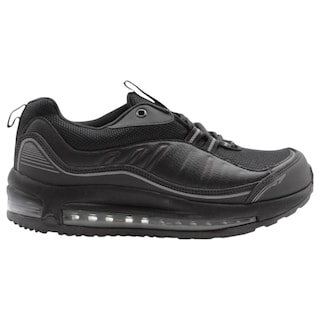 Foto 1 | Tenis Para Correr Exterior Piel Vegana Color Negro Para Hombre De Rbmove