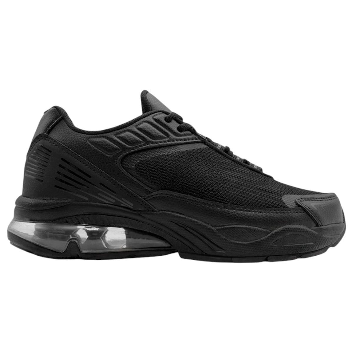 Foto 2 pulgar | Tenis Para Correr Exterior Piel Vegana Color Negro Para Hombre De Rbmove