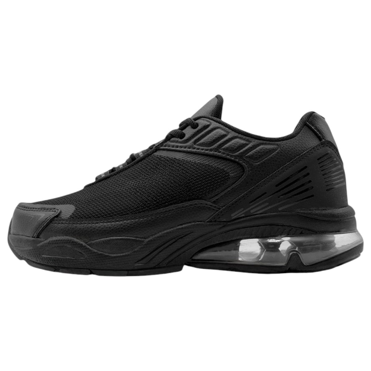 Foto 4 pulgar | Tenis Para Correr Exterior Piel Vegana Color Negro Para Hombre De Rbmove