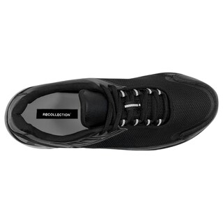 Foto 4 | Tenis Para Correr Exterior Piel Vegana Color Negro Para Hombre De Rbmove