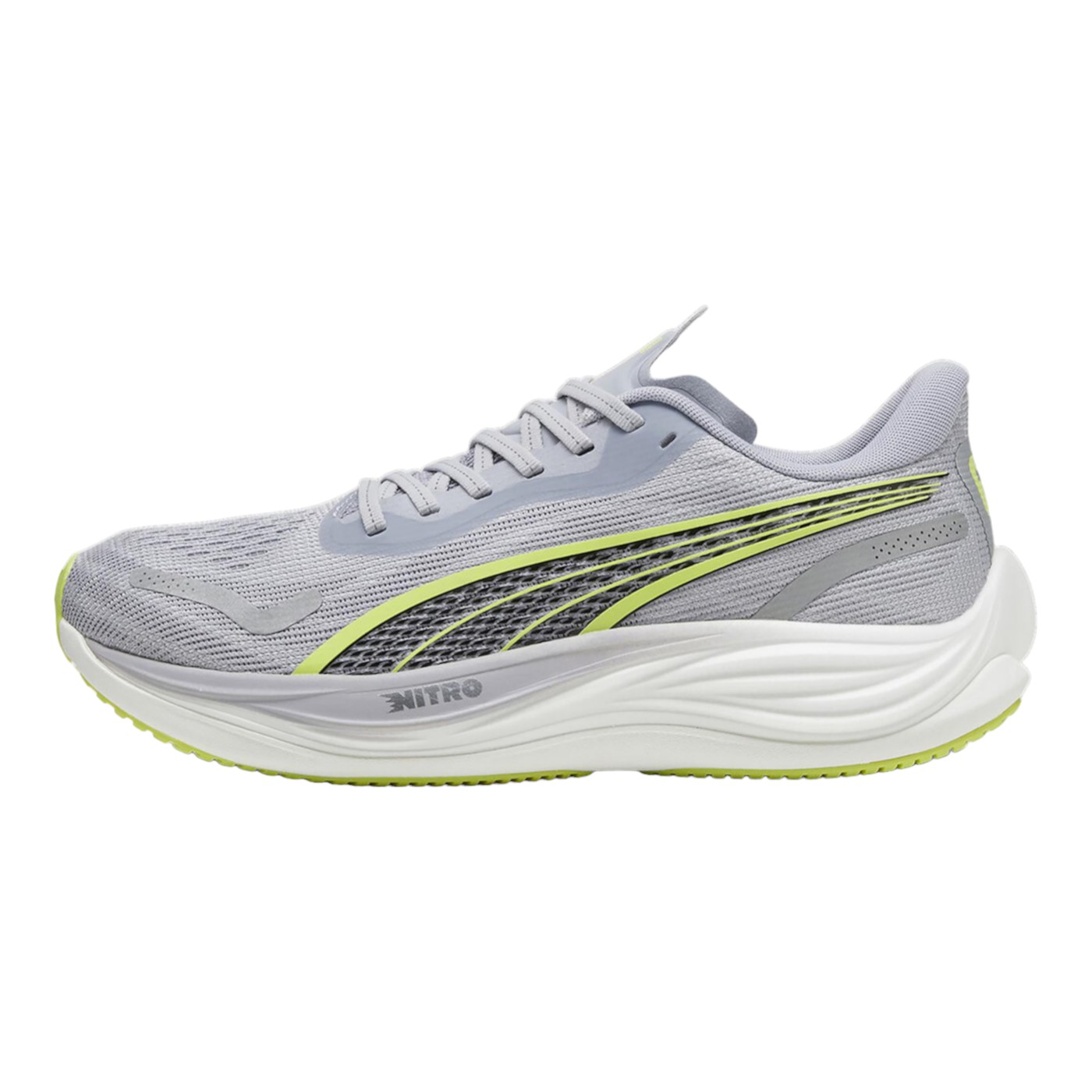 Foto 3 pulgar | Tenis Footwear Puma Velocity Nitro 3 Para Hombre Color Gris Modelo 37774803