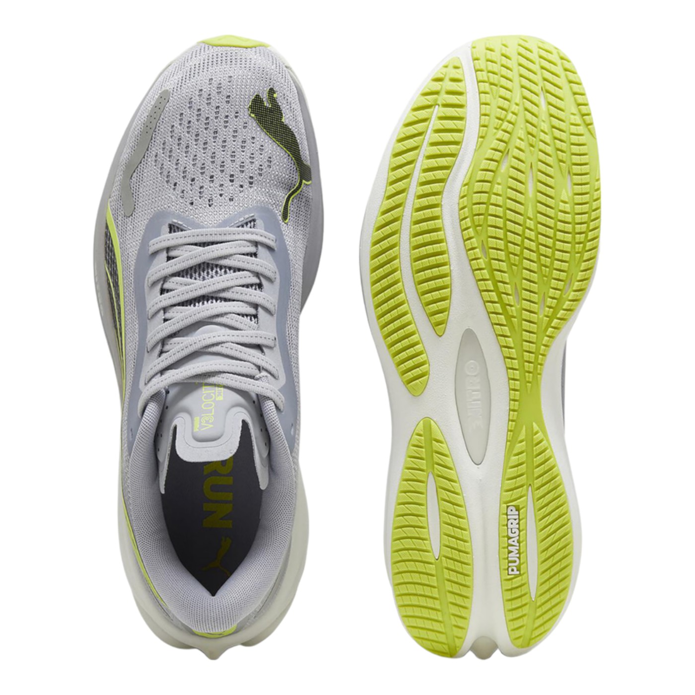 Foto 6 pulgar | Tenis Footwear Puma Velocity Nitro 3 Para Hombre Color Gris Modelo 37774803