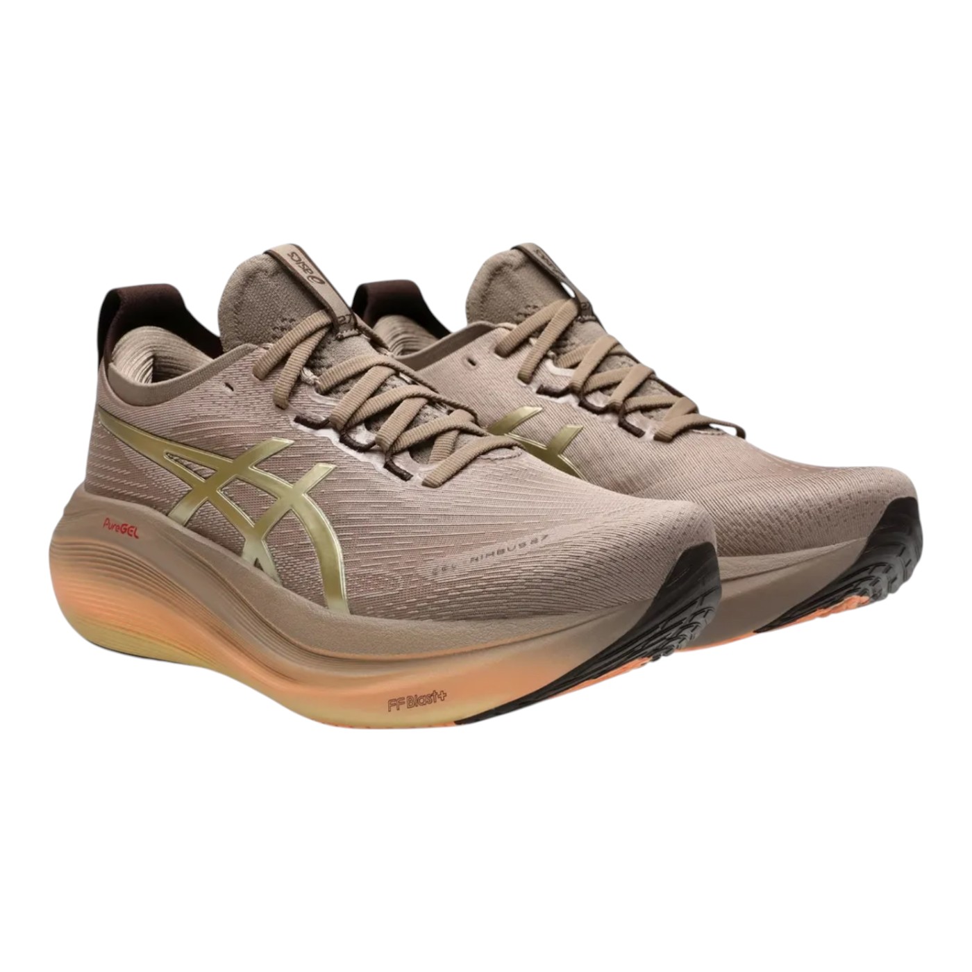 Foto 1 | Tenis Asics Nimbus Para Hombre Color Cafe Modelo 1011c030020