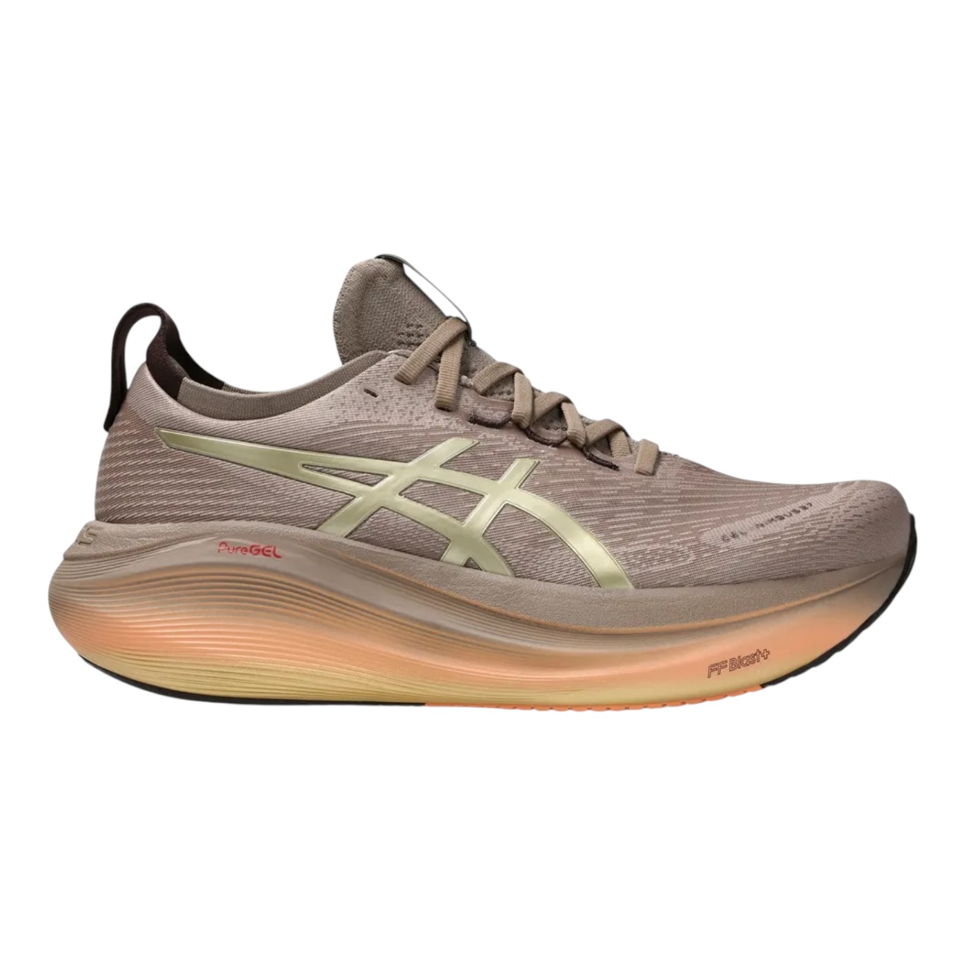 Foto 4 pulgar | Tenis Asics Nimbus Para Hombre Color Cafe Modelo 1011c030020