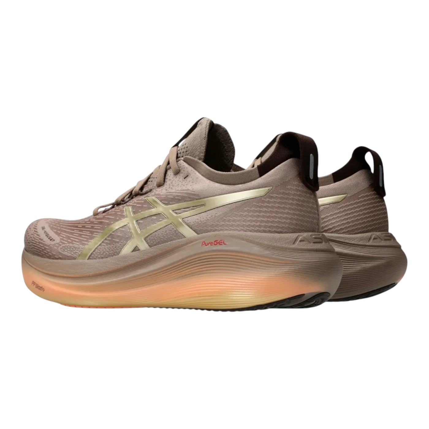 Foto 5 pulgar | Tenis Asics Nimbus Para Hombre Color Cafe Modelo 1011c030020