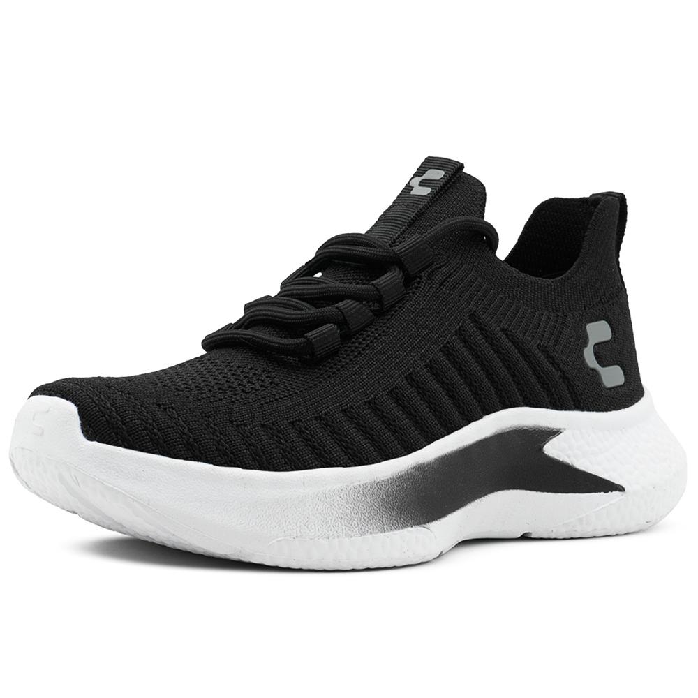 Foto 4 pulgar | Tenis Running Charly Para Caballero Textil Negro Memory Foam Negro