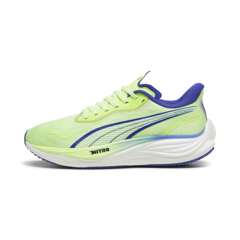 Foto 1 | Tenis Para Correr Puma Velocity Nitro 3 Para Hombre Verde Lima