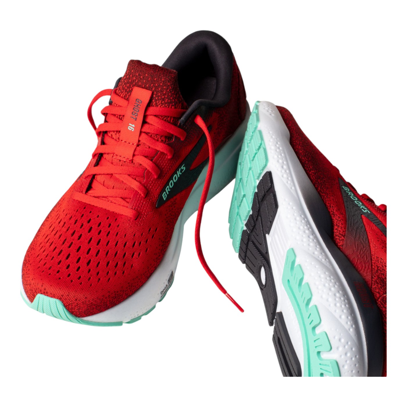 Foto 6 pulgar | Tenis Brooks Ghost 16 Para Hombre Color Rojo Modelo 1104181d623