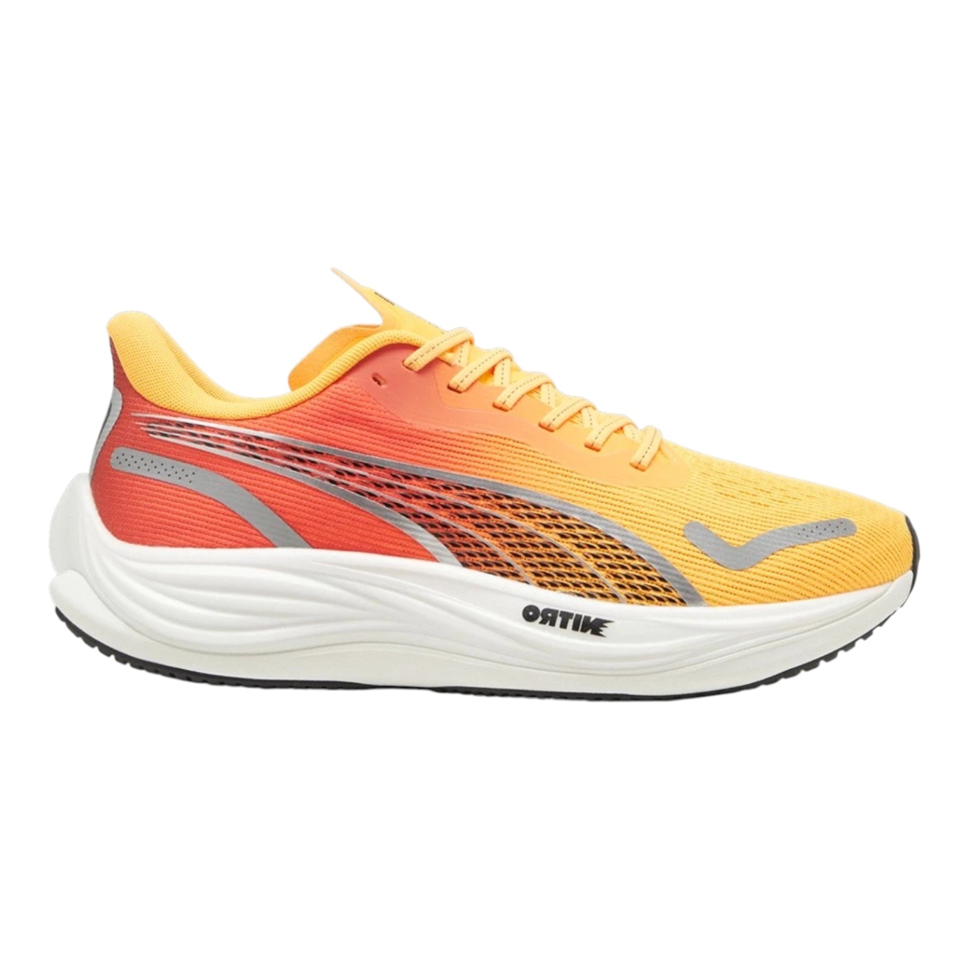 Tenis Puma Velocity Nitro 3 Fade Para Hombre Color Amarillo Modelo 31048301