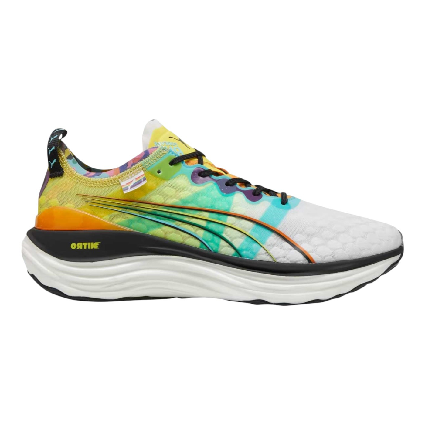 Foto 2 pulgar | Tenis Puma Foreverrun Nitro Love Marathon Para Hombre Color Blanco Modelo 38009901